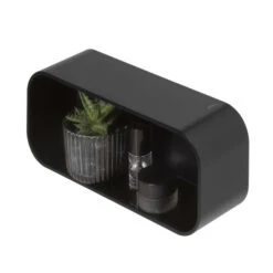 Tiger Wandrek/douchemand 2-store 25cm Zwart -Badkamer Winkel 123 3091