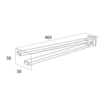 Tiger Handdoekrek Items Met Draaibare Armen Chroom 6 Tiger Handdoekrek Items Met Draaibare Armen Chroom - Afbeelding 4