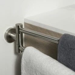 Tiger Dubbel Handdoekrek Boston Met Draaibare Armen RVS -Badkamer Winkel 123 3106