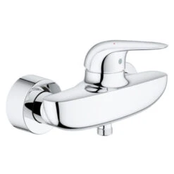 GROHE Douchekraan Wave Met Hendel Chroom 15 Cm
