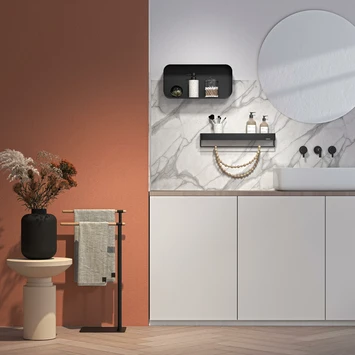 Sealskin Brix Wandrek Met Handdoekrek 55 Cm Zwart 12 Sealskin Brix Wandrek Met Handdoekrek 55 Cm Zwart - Afbeelding 10