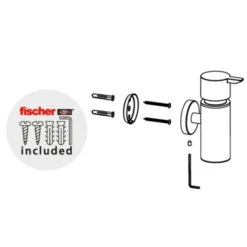 Marho Zeepdispenser Luxor Chroom 11 Marho Zeepdispenser Luxor Chroom -Badkamer Winkel 123 3353