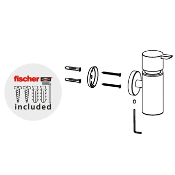 Marho Zeepdispenser Luxor Chroom 7 Marho Zeepdispenser Luxor Chroom - Afbeelding 5