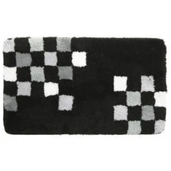 GAMMA Badmat Mitch Zwart 60x90 Cm