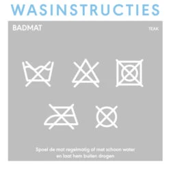 Sealskin WC Mat Woodblock Teak 60x60 Cm 13 Sealskin WC Mat Woodblock Teak 60x60 Cm -Badkamer Winkel 123 3422