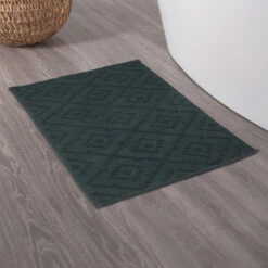 Sealskin Badmat Aztec 60x90cm Donkergroen 13 Sealskin Badmat Aztec 60x90cm Donkergroen -Badkamer Winkel 123 3427