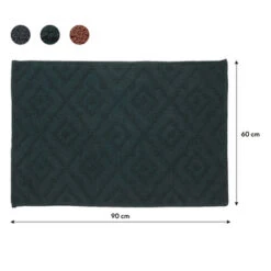 Sealskin Badmat Aztec 60x90cm Donkergroen 16 Sealskin Badmat Aztec 60x90cm Donkergroen -Badkamer Winkel 123 3430