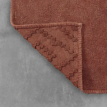 Sealskin Badmat Aztec 60x60cm Donkerroze 4 Sealskin Badmat Aztec 60x60cm Donkerroze - Afbeelding 2