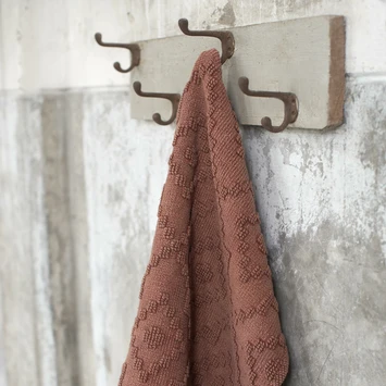 Sealskin Badmat Aztec 60x60cm Donkerroze 6 Sealskin Badmat Aztec 60x60cm Donkerroze - Afbeelding 4