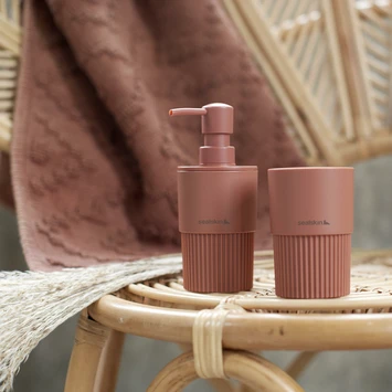 Sealskin Badmat Aztec 60x60cm Donkerroze 8 Sealskin Badmat Aztec 60x60cm Donkerroze - Afbeelding 6