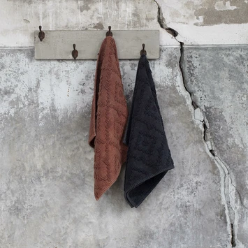 Sealskin Badmat Aztec 60x60cm Donkerroze 9 Sealskin Badmat Aztec 60x60cm Donkerroze - Afbeelding 7