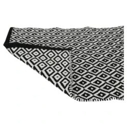 Differnz Badmat Wales Zwart Wit 50x80 Cm -Badkamer Winkel 123 3670