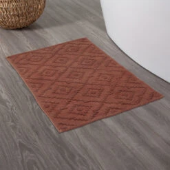 Sealskin Badmat Aztec 60x90cm Donkerroze -Badkamer Winkel 123 3682