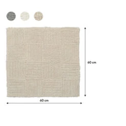 Sealskin Badmat Reverse 60x60cm Zand -Badkamer Winkel 123 3740