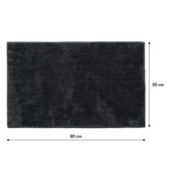 Sealskin Badmat Doux 50x80cm Donkergrijs -Badkamer Winkel 123 3805