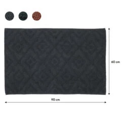 Sealskin Badmat Aztec 60x90cm Donkergrijs 20 Sealskin Badmat Aztec 60x90cm Donkergrijs -Badkamer Winkel 123 3825