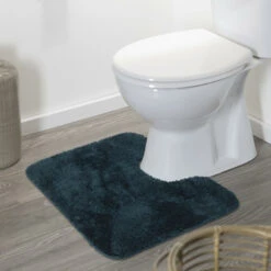 Sealskin Toiletmat Angora 55x60cm Donkergroen -Badkamer Winkel 123 3936