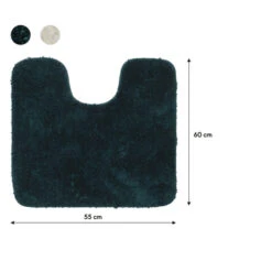 Sealskin Toiletmat Angora 55x60cm Donkergroen -Badkamer Winkel 123 3937