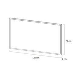 Tiger S-line Frame Spiegel 120x70 Cm Mat Zwart 7 Tiger S-line Frame Spiegel 120x70 Cm Mat Zwart -Badkamer Winkel 123 4035
