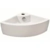 Handenwasser Hera 31,5x31,5x12,4cm Wit -Badkamer Winkel 123 4045