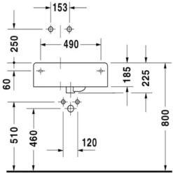 Duravit Wastafel Scola Rechts 61.4x45.9x22.4 Cm 7 Duravit Wastafel Scola Rechts 61.4x45.9x22.4 Cm -Badkamer Winkel 123 4068