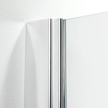 Sealskin Badklapwand S105 2-delig 140x100cm Chroom 4 Sealskin Badklapwand S105 2-delig 140x100cm Chroom - Afbeelding 2