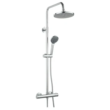 Atlantic Regendouche Asher Chroom Met Thermostatische Douchekraan En Handdouche 3 Douchestanden 3 Atlantic Regendouche Asher Chroom Met Thermostatische Douchekraan En Handdouche 3 Douchestanden