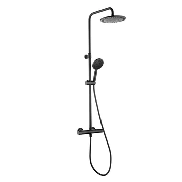 Tiger Regendoucheset Akcent Met Thermostatisch Kraan Zwart 14 Tiger Regendoucheset Akcent Met Thermostatisch Kraan Zwart - Afbeelding 12