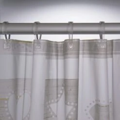 Sealskin Douchegordijn Chalk Grijs 180x200 Cm -Badkamer Winkel 123 4192