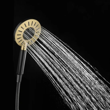 Tiger Regendoucheset Akcent Zwart Messing 7 Tiger Regendoucheset Akcent Zwart Messing - Afbeelding 5