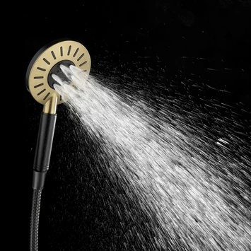 Tiger Regendoucheset Akcent Zwart Messing 8 Tiger Regendoucheset Akcent Zwart Messing - Afbeelding 6