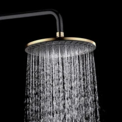 Tiger Regendoucheset Akcent Zwart Messing 17 Tiger Regendoucheset Akcent Zwart Messing -Badkamer Winkel 123 4203