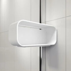 Sealskin Inc. Draaideur En Zijwand 100x100x200 Cm Met Douchemand, 8 Mm Helder Veiligheidsglas Met Antikalklaag Zilver Hoogglans -Badkamer Winkel 123 4219