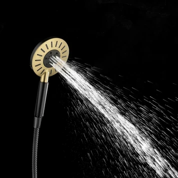 Tiger Handdouche Akcent Zwart Messing 4 Tiger Handdouche Akcent Zwart Messing - Afbeelding 2