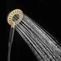 Tiger Handdouche Akcent Zwart Messing 9 Tiger Handdouche Akcent Zwart Messing -Badkamer Winkel 123 4307