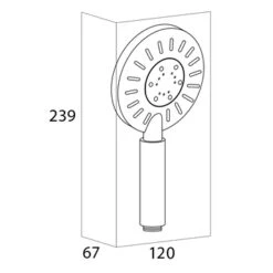 Tiger Handdouche Akcent Chroom 11 Tiger Handdouche Akcent Chroom -Badkamer Winkel 123 4383