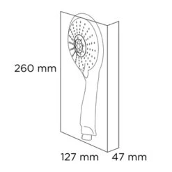 Tiger Handdouche Splash Blanca Ø12,5 Cm 5 Standen 10 Tiger Handdouche Splash Blanca Ø12,5 Cm 5 Standen -Badkamer Winkel 123 4398