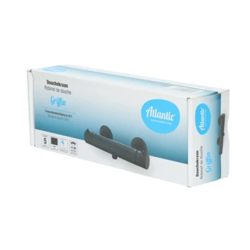 Atlantic Thermostatische Douchekraan Griffin Zwart 15 Cm 8 Atlantic Thermostatische Douchekraan Griffin Zwart 15 Cm - Afbeelding 6
