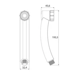 Tiger Splash Eco Handdouche Turbo Saver Chroom 9 Tiger Splash Eco Handdouche Turbo Saver Chroom -Badkamer Winkel 123 4422