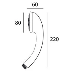 Tiger Handdouche Splash Verona Ø8 Cm 3 Standen -Badkamer Winkel 123 4447