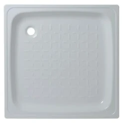 Plieger Douchebak Plaatstaal Dunwandig Vierkant Wit 80x80x80 Cm