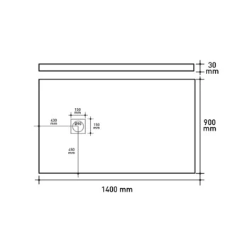 Van Marcke Krypton Douchebak In Polybeton Steenimitatie Crème 140x90 4 Van Marcke Krypton Douchebak In Polybeton Steenimitatie Crème 140x90 - Afbeelding 2