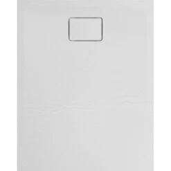 Allibert Terreno Douchebak 100x80cm Kwartz Wit