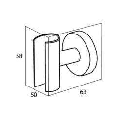 Tiger Douchekophouder Boston RVS -Badkamer Winkel 123 4629