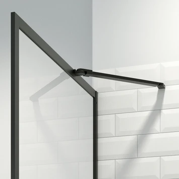 SEALSKIN Inloopdouche A3 Contour Zwart 138x200cm 5 SEALSKIN Inloopdouche A3 Contour Zwart 138x200cm - Afbeelding 3