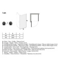 Sealskin Douchecabine Met Swingdeur I AM 90x200cm Chroom -Badkamer Winkel 123 4690