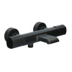 Absolut Thermostatische Badkraan Absi Zwart -Badkamer Winkel 123 470