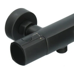 Absolut Thermostatische Badkraan Absi Zwart -Badkamer Winkel 123 471