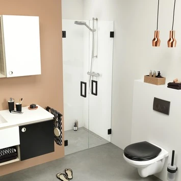 Sealskin Pendeldeur Voor Nis I AM 90x200 Cm Zwart 3 Sealskin Pendeldeur Voor Nis I AM 90x200 Cm Zwart