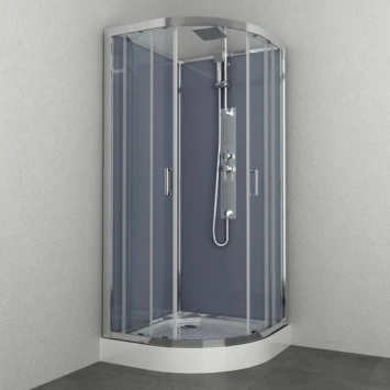 Allibert Douchecabine Everest 90x90cm Kwartrond 3 Allibert Douchecabine Everest 90x90cm Kwartrond